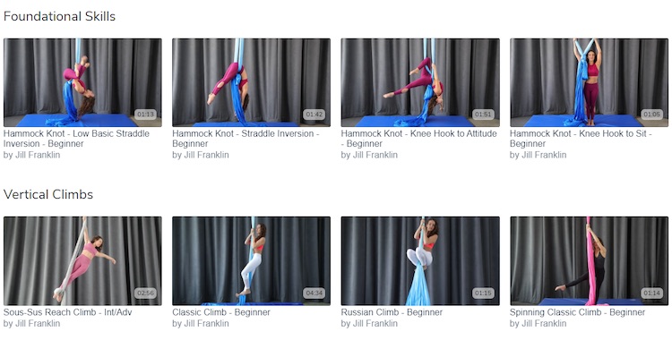 Aerial Physique TV video categories