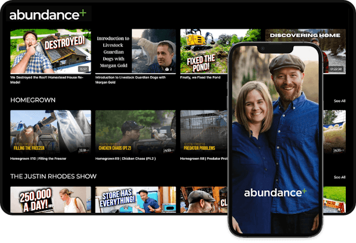 An image of Abundace Plus Mobile and Desktop Membership Experience