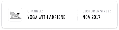 Yoga With Adriene video membership information