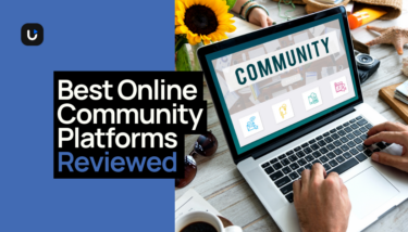 featured image for blog post on best online community platforms