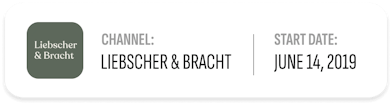 An image of Liebscher and Bracht's membership start date and app logo. 